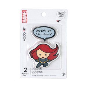 Marvel Black Widow Yoobi™ 2pk Eraser
